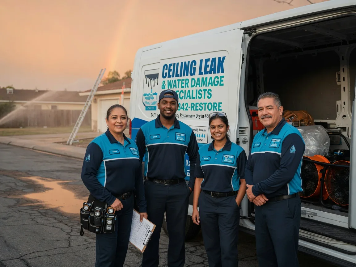 Ceiling Leak Cleanup company in Burlington, TX
